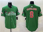 Men's Philadelphia Phillies #8 Nick Castellanos Green Phanatic Limited Stitched Jersey,baseball caps,new era cap wholesale,wholesale hats